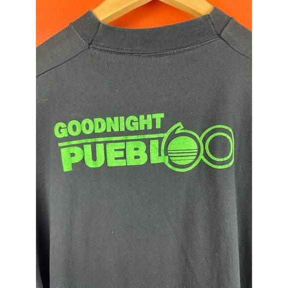 VTG Colorado Shirt Adult XL Goodnight Pueblo 90s Single Stitch Gopher Black - Picture 7 of 8